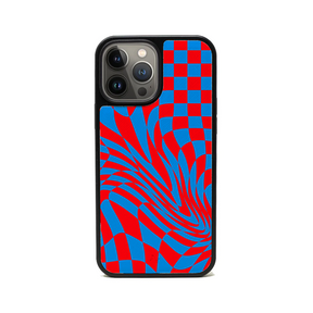 GOLF le MAAD - Blue and Red IPhone 14 Pro Max Leather Case