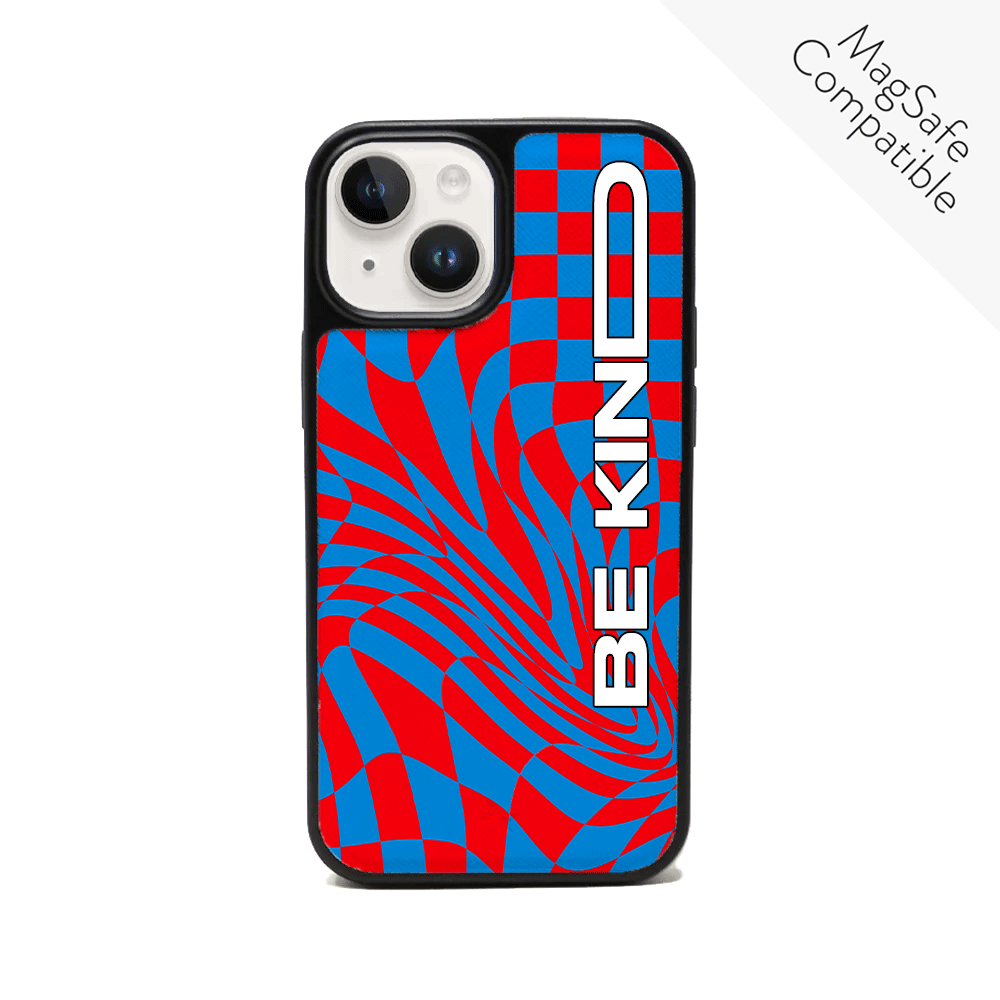 GOLF le MAAD - Blue and Red IPhone 14 Plus Leather Case