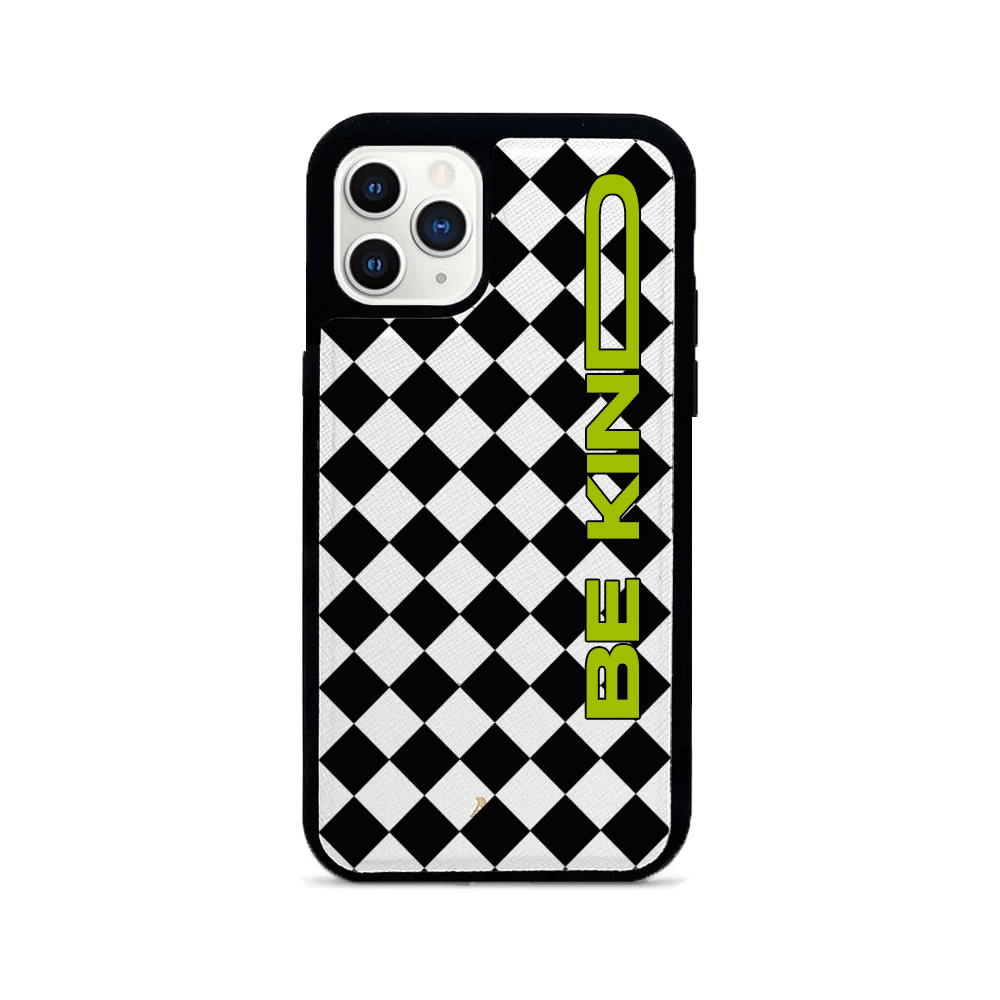 GOLF le MAAD - Black and White IPhone 11 Pro Leather Case