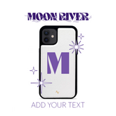 Moon River - White IPhone 12 Mini Leather Case