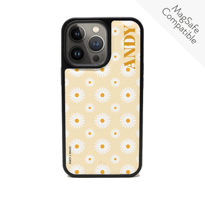 Andy x MAAD - Yellow Daisies IPhone 13 Pro Leather Case