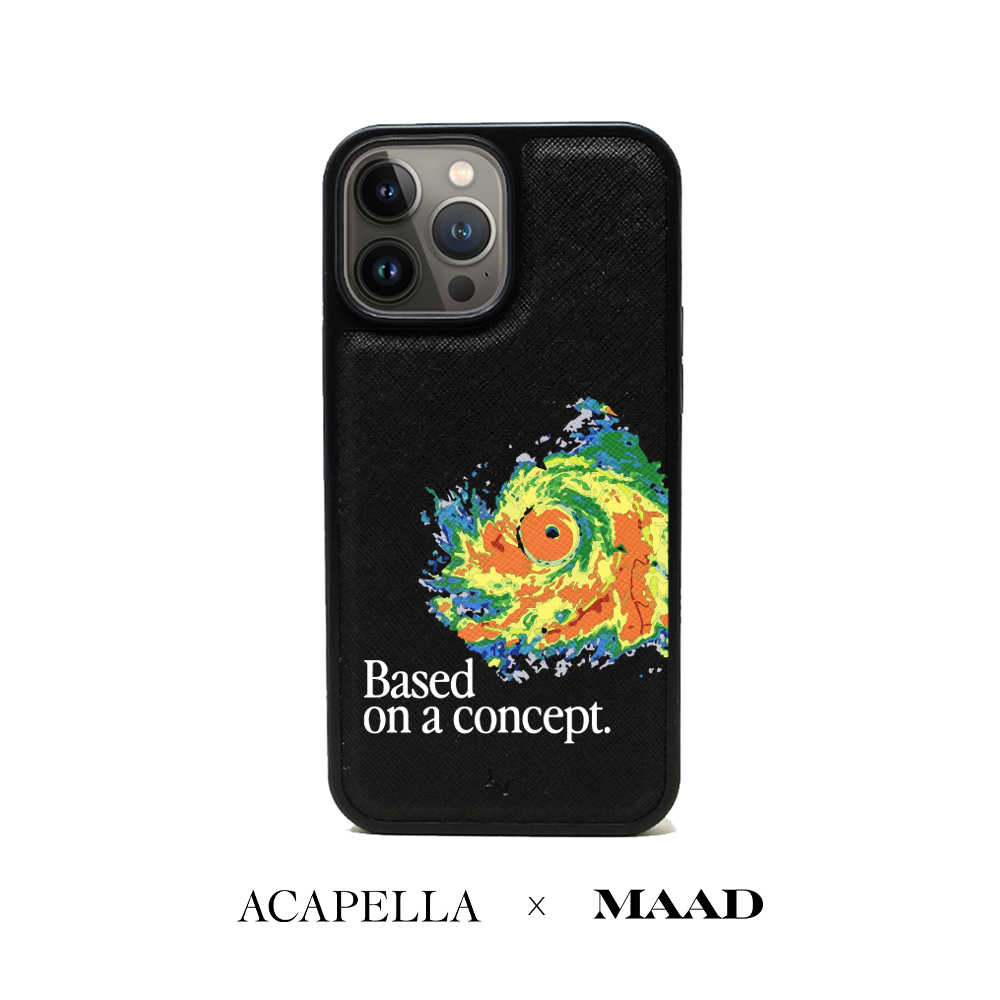 Acapella x MAAD Hurricane - Black IPhone 14 Pro Max Leather Case
