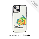 Acapella x MAAD Hurricane -  White IPhone 14 Leather Case