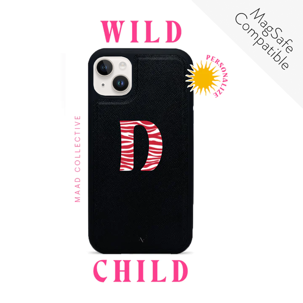 Wild Child - Black IPhone 14 Plus Leather Case