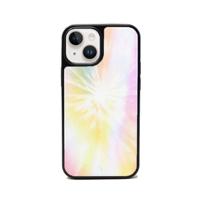 Summer - Bright Tie Dye IPhone 14 Leather Case