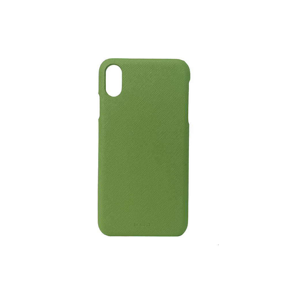 For All - Green IPhone XS MAX Case - MAAD Collective - Saffiano IPhone Personalized Case 