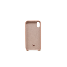 Pebble - Nude IPhone X/XS Case - MAAD Collective - Saffiano IPhone Personalized Case 