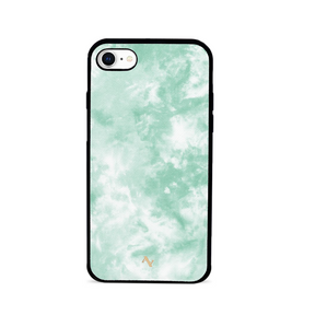 Tie Dye Green Fever - IPhone 7/8/SE Leather Case