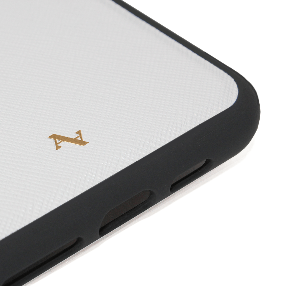 MAAD Classic - White IPhone XS MAX Leather Case